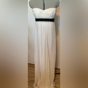 BCBGMaxAzria White strapless dress size 2